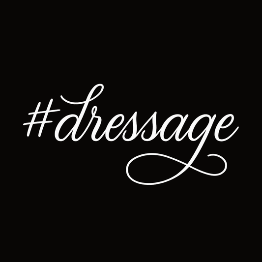 #dressage (Script-Font)